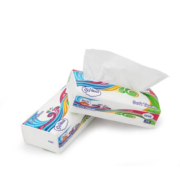 Soft pack facial tissue