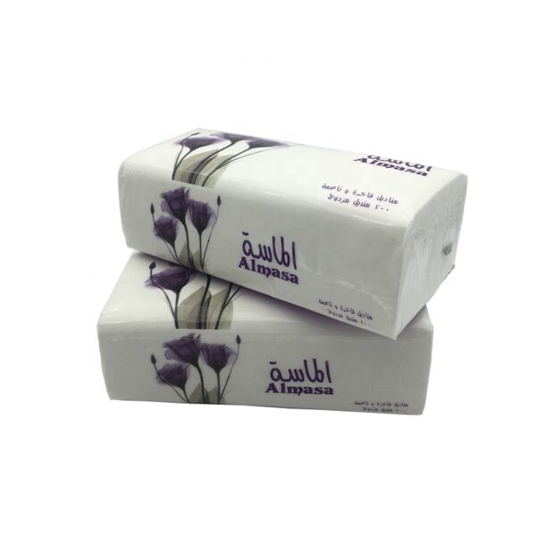 Soft pack facial tissue